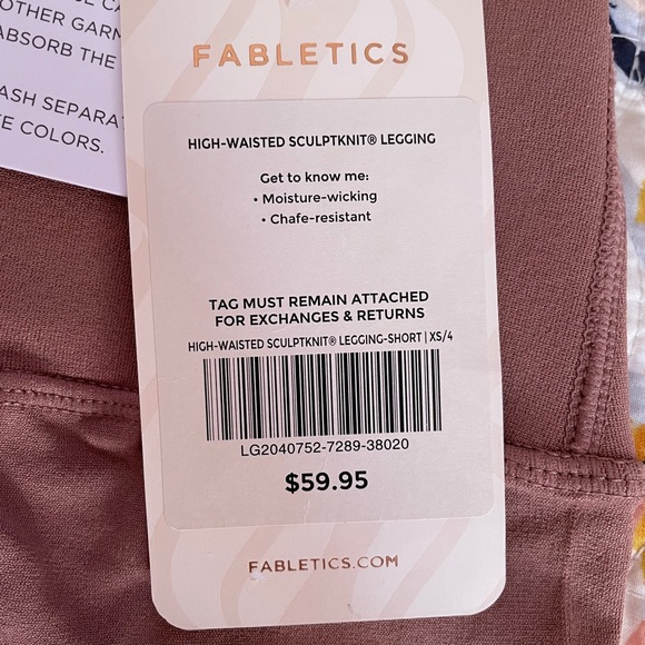 Fabletics High-Wasted Sculptknit Legging XS-Short - Picture 6 of 8